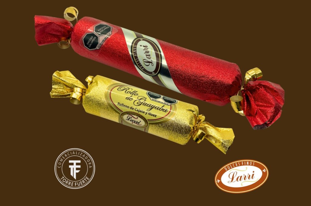 Rollo de guayaba multicolor